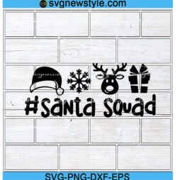 Santa Squad Svg Files