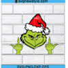 Grinch Middle Finger Svg Designs