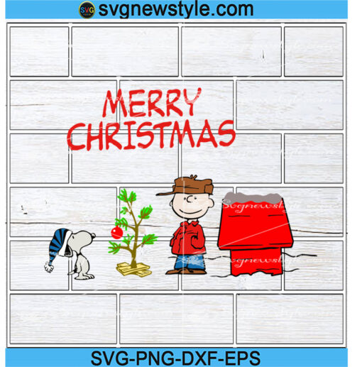 Peanuts Christmas svg