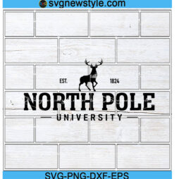 North Pole University Svg Designs