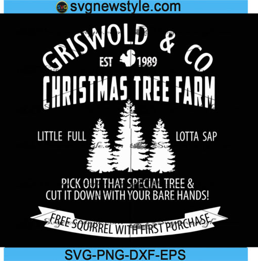 Griswold Co Christmas Tree Farm Svg