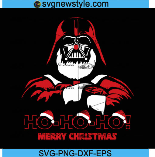 Ho Ho Ho Star Wars Santa Darth Vader Christmas Svg