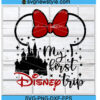 My first disneyland trip svg