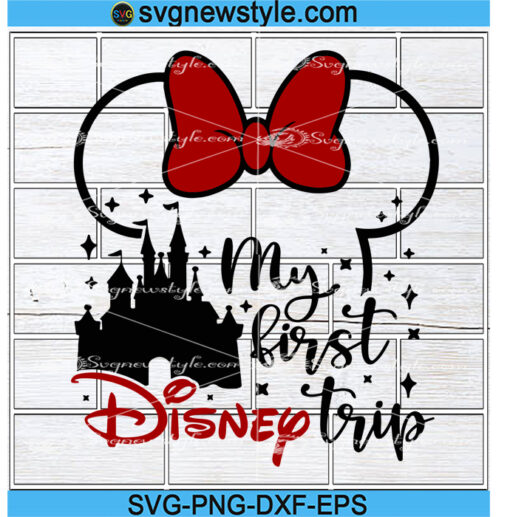 My first disneyland trip svg