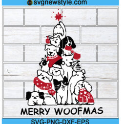 Christmas Puppy Svg