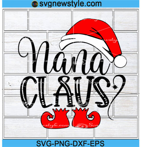 Nana Claus Svg