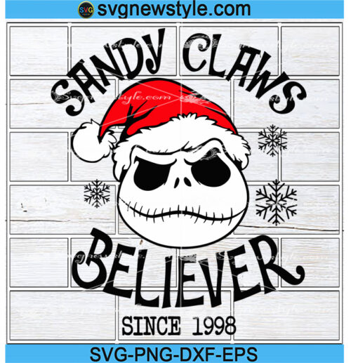 Sandy Claws Believer Svg