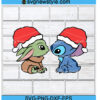 Baby Yoda and Stitch Svg