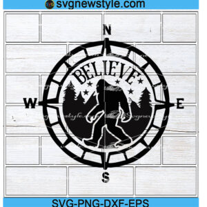 Bigfoot Christmas Svg Png