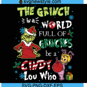 Cindy Lou Who SVG Files
