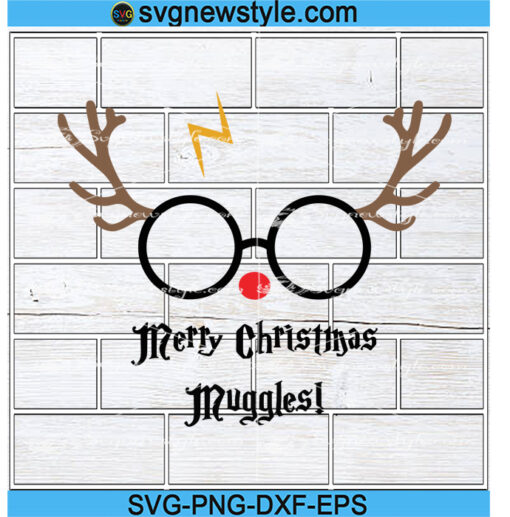 Merry Christmas Muggles SVG