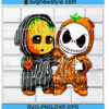 Groot and Skellington Cute Friends svg