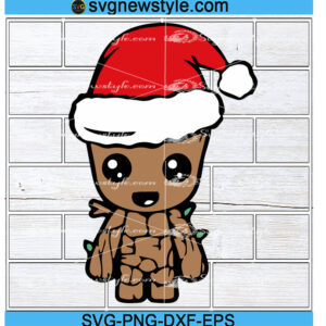 Baby groot christmas svg