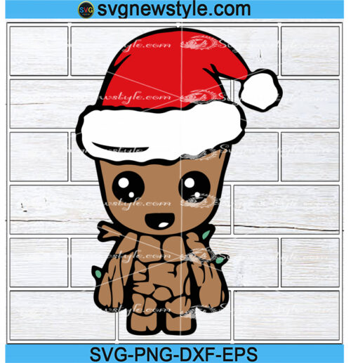 Baby groot christmas svg