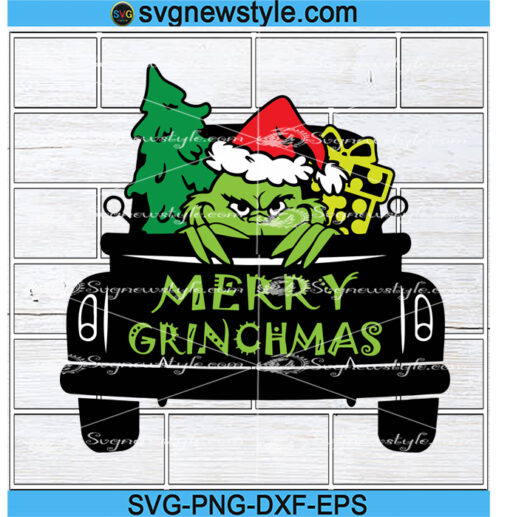 Grinch Fingers Christmas SVG