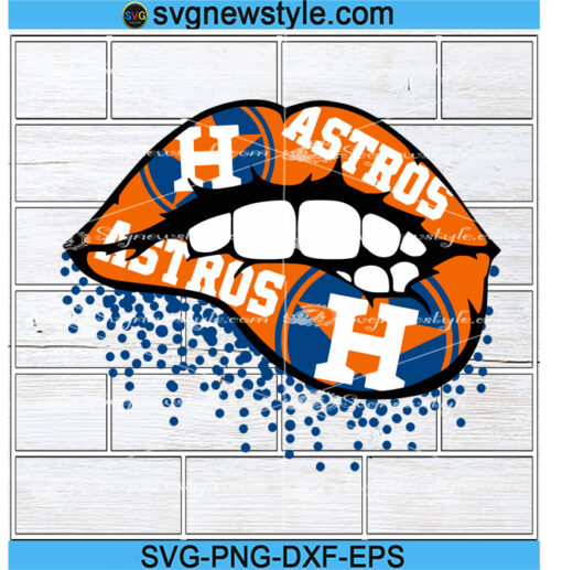 Astros Lips Svg