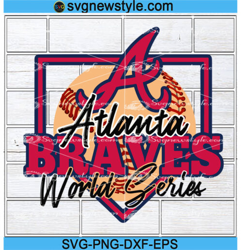 Atlanta Braves World Series Svg