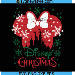 Minnie Christmas Party Svg, Png, Eps, Dxf, Cricut File Silhouette Art