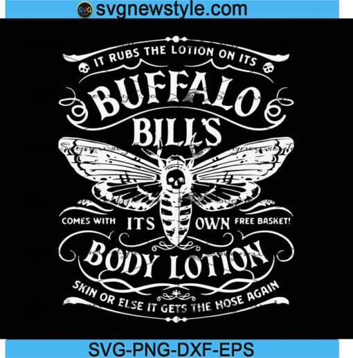 Buffalo Bills Body Lotion Svg