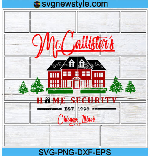 McCallister's Home Security Svg