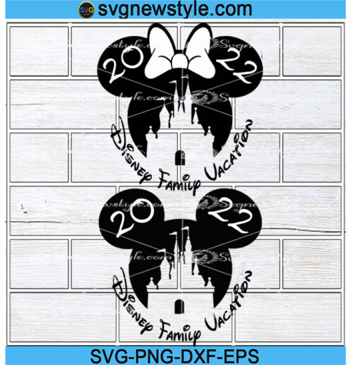 Disney Family Vacation Svg Cricut File