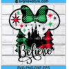 Minnie Christmas Svg Cricut File