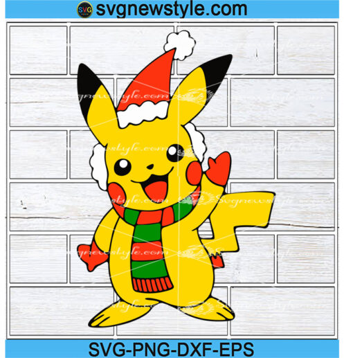 Pokemon Christmas SVG