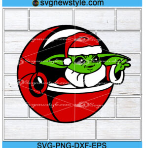 Alien Santa Svg Silhouette