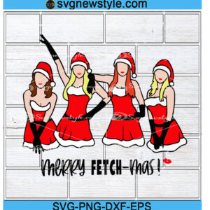 merry fetchmas mean girls themed christmas Svg