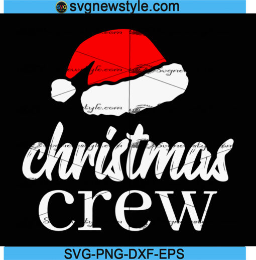 Christmas Crew svg Silhouette