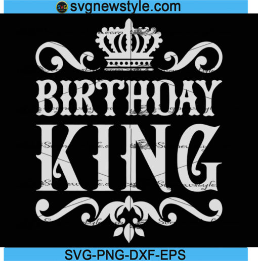 Birthday King Svg