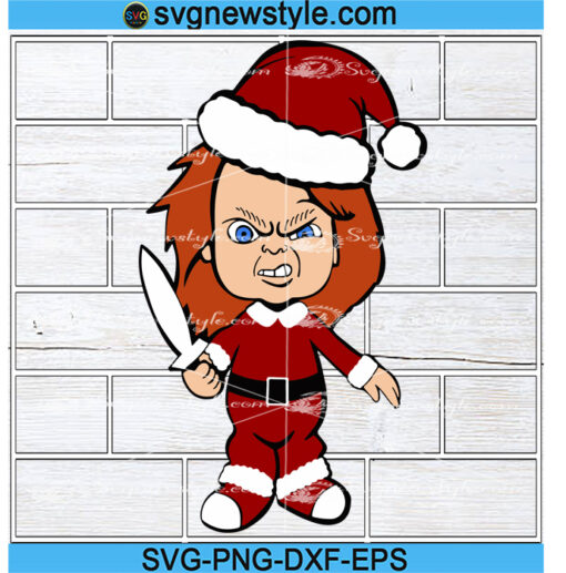 Santa Suit Christmas Chuck Scary Childs Play Svg