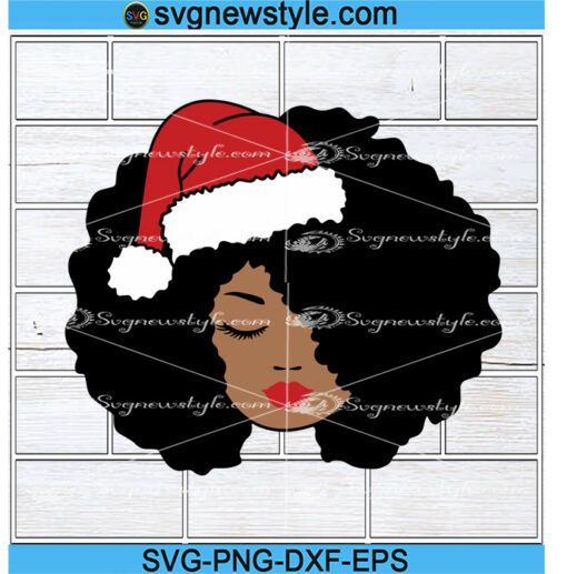 Santa girl svg