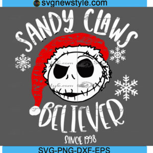 Sandy Claws Believer Svg Files