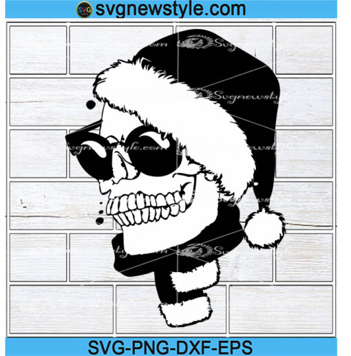 Skull Santa Svg Designs