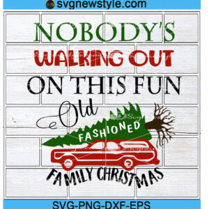 Old Fashioned Family Christmas SVG
