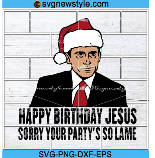 Happy Birthday Jesus svg