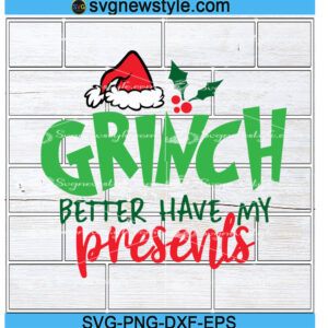 Grinch Christmas SVG Cricut File