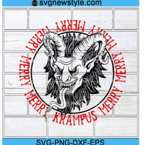 Christmas Krampus SVG