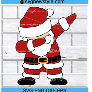 Dabbing Santa svg