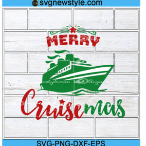 Christmas cruise svg