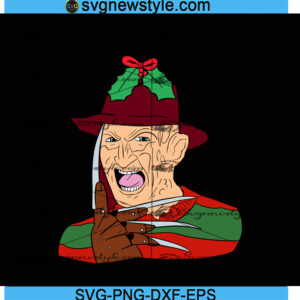Freddy Krueger Christmas SVG