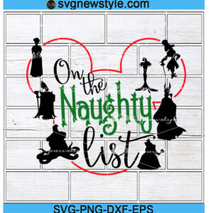 Naughty List SVG