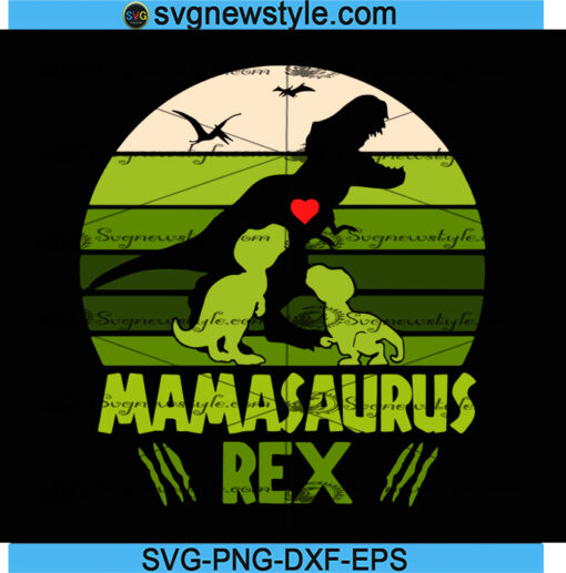 Mamasaurus Rex Svg