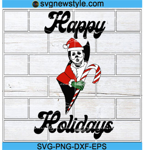 Michael Myers Horror Christmas Svg