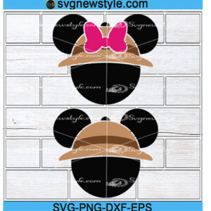 Mickey and Minnie Safari Ears svg, Animal Kingdom svg, Disney Fun