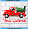 Mickey Truck Merry Christmas Svg