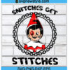 snitches get stitches elf svg