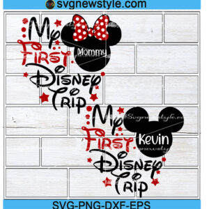 My first Disney Trip svg Silhouette