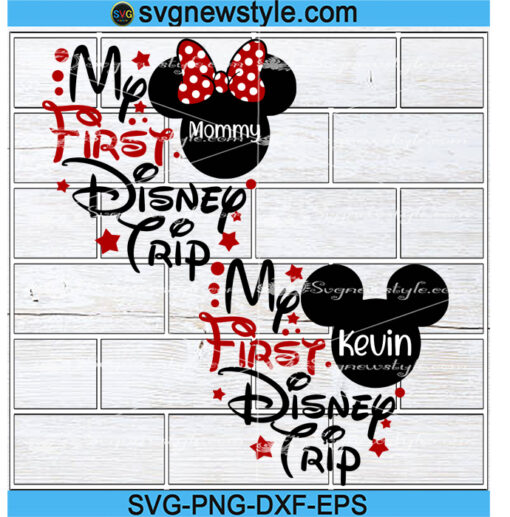 My first Disney Trip svg Silhouette